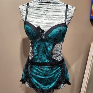 Sexy Pushup Bra Teddy Tie Apron